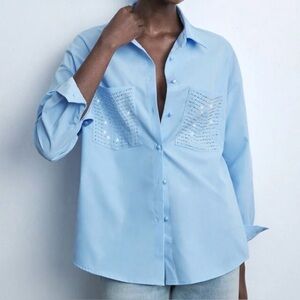 Light Blue Women's Top